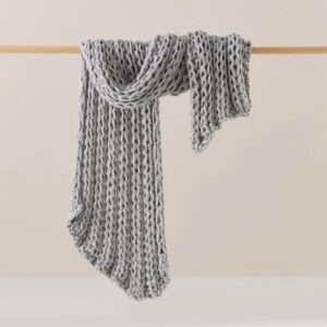 Newport Throw Grey Marle