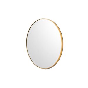 Bjorn Large Round Mirror Brass