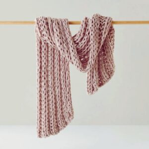 Newport Throw Dusty Pink