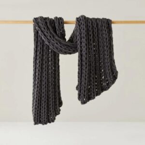 Newport Throw Charcoal