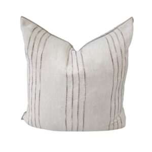 Stripe Cushion Natural