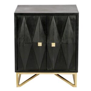 Oregon Bedside Table Black