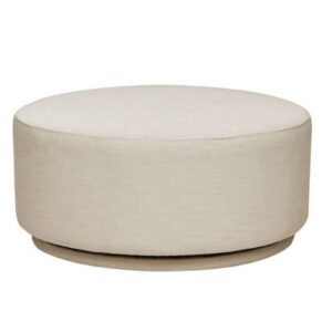 Kennedy Swivel Ottoman - Natural Ribbed