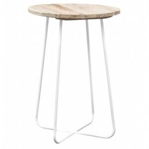 Imani Side Table Natural/White