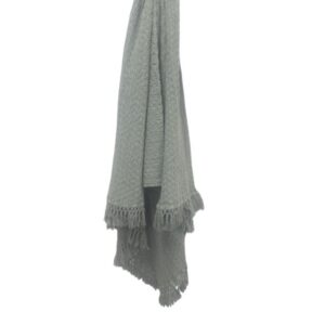 Ink Blue Knit Throw