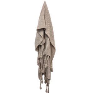 Periwinkle Knit Throw