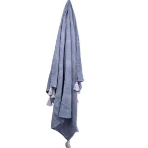 Powder Blue Throw