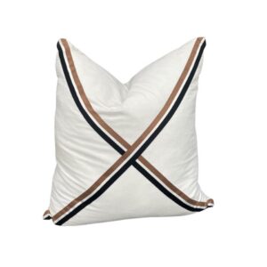 Brown Striped Cushion