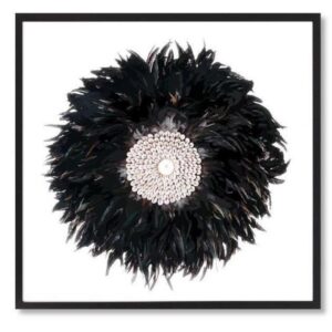 Feather Artwork Black
