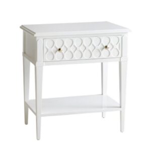 Beresford Bedside Table White