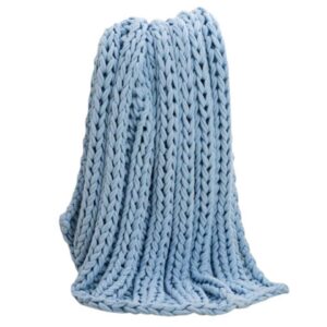 Newport Throw - Sky Blue