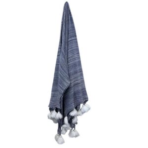 Indigo Weave Throw