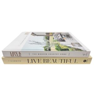 Live Beautiful & The Modern Country Home Interior Design Books