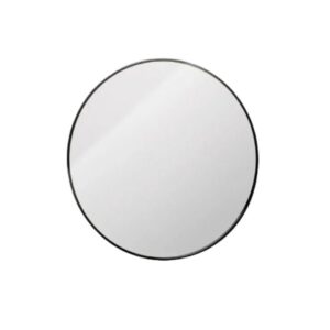 Fallon Large Round Mirror Black