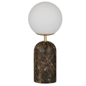 Jones Table Lamp Brown Marble