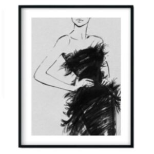 Sketched Dress Artwork