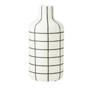 Axil Tall Vase White/Black