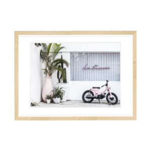 Le Femme I Artwork (Oak frame)