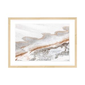 Our Earth III Artwork (Oak Frame)