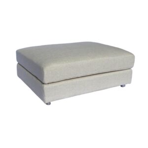 Elm Ottoman Rhodes Sand Textured