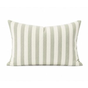 Santi Linen Striped Pistachio Cushion